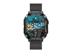 Relógio inteligente à prova d'água K57 Pro de 1,96 polegadas com chamadas Bluetooth, música e previsão do tempo Ly Ebike