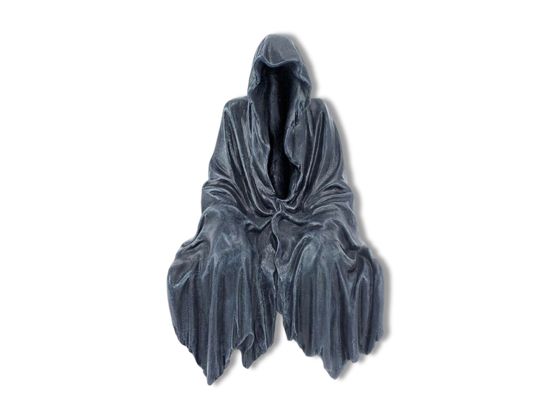 Lurelia Estátua Decorativa Halloween Assustador Em Resina Para Jardim, Varanda E Casa