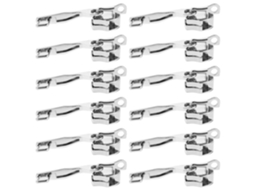 Pacote Com 10 Pares De Puxadores De Zíper Antifurto De Metal Com Camada Dupla Para Malas.