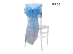 Laxiscreed Conjunto De Cadeiras De Casamento Com Laços Grandes E Decoração Elegante
