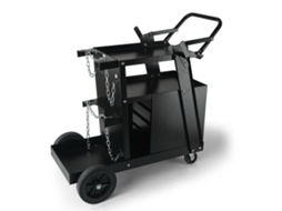 VEVOR Carro Soldador de 2 Camadas, 4 Gavetas, 265 Lbs, Rodas 360, Corrente de Segurança, Armazenamento Tanque