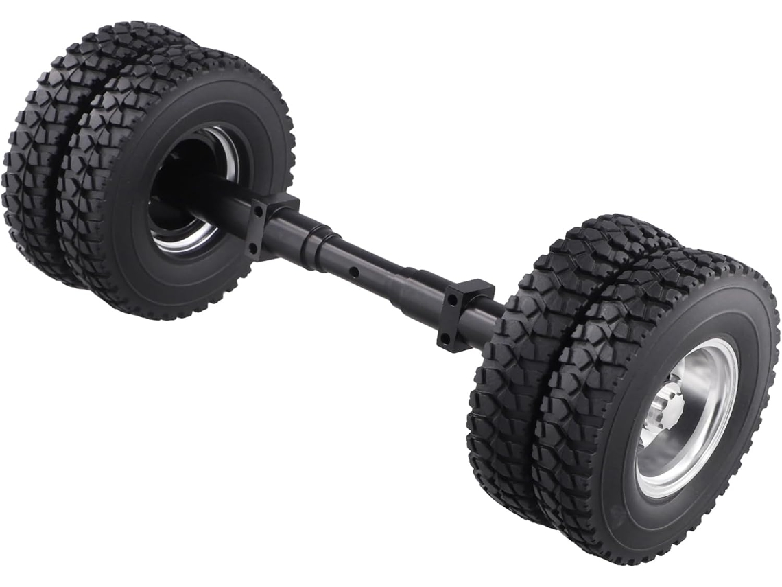 Conjunto de 4 Pneus de Borracha Sem Eixo para Caminhão Rc 1/14 770s 3363 Fh16 Man Diy SFUSHOS