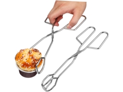 Pinças De Cozinha Mikinona Em Aço Inoxidável, Conjunto De 2 Peças, Com Clipe Multifuncional, Design Antiderrapante E