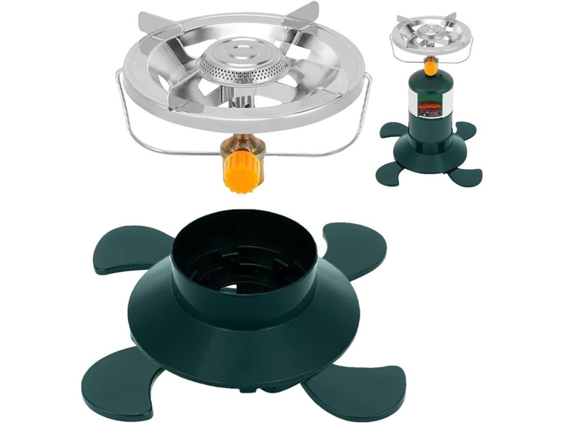 Base Para Fogareiro De Camping, Base Para Garrafa De Trilha, Suporte Dobrável E Estabilizador Com Ch Gokoco