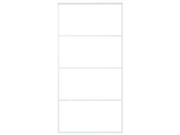 Sliding Door, Sliding Doors Vidaxl Branco Vidro (102.5 X 205 Cm)