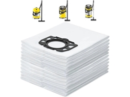 Peças De Reposição Para Aspirador Pó. Conjunto 12 Sacos Compatíveis Com Os Modelos Kärcher Wd3, Wd4, Wd5, Mv4, Mv5 E Mv6. Tuotuo