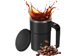 Caneca De Café Com Misturador Automático, Visor De Temperatura E Recarregável.