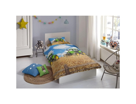 Good Morning Capa de Edredão 5604-A Farmer 140X200/220 Cm Multicor