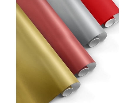 Pacote Com 4 Rolos De Papel De Presente 0,5x3m • Cores Variadas • Ideal Para Lojas Negócios Comércio Embalar Presentes Aniversários Fiesta Paper