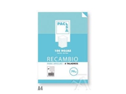 Recambio A4 100H 4 Taladros 70G Cuad.4X4 Pack M PACSA