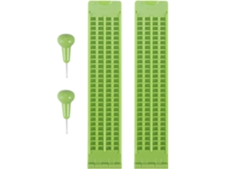Kit de Escrita em Braille SFUSHOS, 4 linhas, 28 células, plástico verde