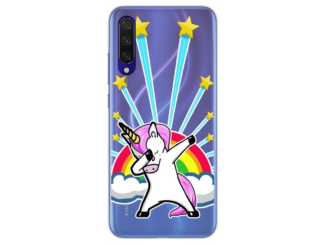 Capa Xiaomi Mi 9 Lite TUMUNDOSMARTPHONE Desenhos Transparente Multicor