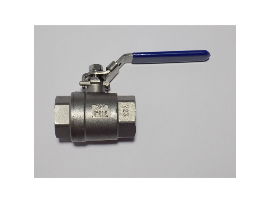Válvula Esfera 1 Inox Prateadoprosea