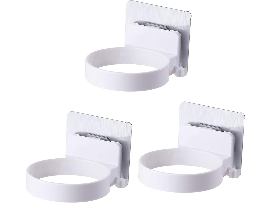 Suporte de Parede para Secador Cabelo , Montagem Cabelo, Autoadesivo C Om Ventosa GOKOCO (3 Peças)