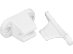 Suporte Para Porta De Trailer E Autocaravana, Em Nylon Com Suporte Confiável E Design Moderno, Branco