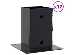 Post Base, Post Bases Vidaxl Antracite Aço (81 X 81 Mm)