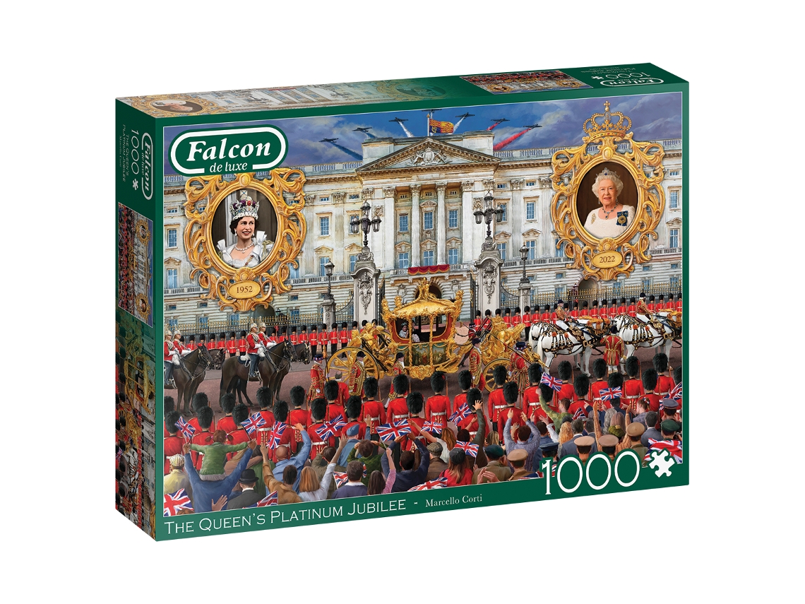 Puzzle Falcon de Luxe The Queen'S Platinum Jubilee 1000 Peças Pessoas