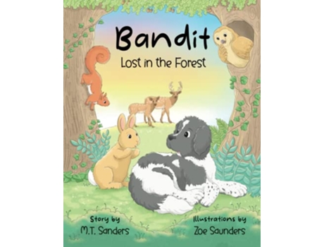 Livro Bandit Lost in the Forest de MT Sanders (Inglês)