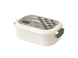 Bandeja Bento De 2 Compartimentos Com Tampa De Aço Inoxidável, Hermética E Portátil Para Escola E Escritório