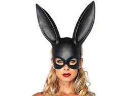 Máscara de coelho de PVC sexy e rápida para mulheres, ideal para festas, Halloween, fantasias e cosplay de carnaval.