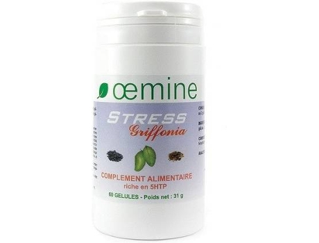 Suplemento Alimentar OEMINE Stress Griffonia: Contra Nervosismo Regulador Do Sono (60 cápsulas de 100mg)