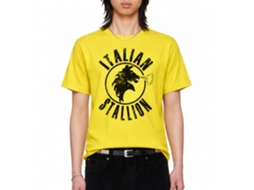 Rockinstone Rocky Movie Italian Stallion Solid Yellow Adult T-shirt Size:xxxl
