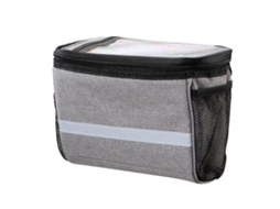 Bolsa De Mountain Bike Com Isolamento Térmico, Preservação A Frio, Bolsa Portátil Para Guidão De Bicicleta Para Ciclismo (cinza)
