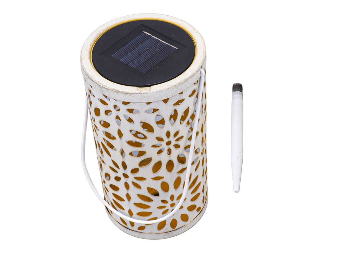 2026 lâmpada Solar com Design de Flor Oca para Jardim, Terraço e Caminho Exterior Decoração Paisagística