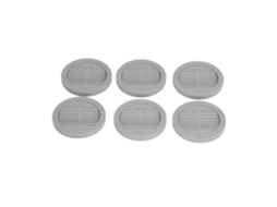 6pcs Tapetes de Borracha para Móveis, Protetor de Pisos, Cadeira, Sofá, Cama, Roda, Cinza