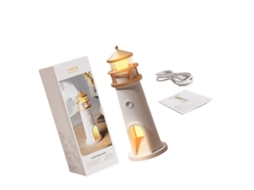 Bq Luminária de Cabeceira Portátil com Luz Ambiente para Camping, Ideal para Sala de Estar, Branca, 7, 2 Cm X 24, 2 Cm BRILVIBERA