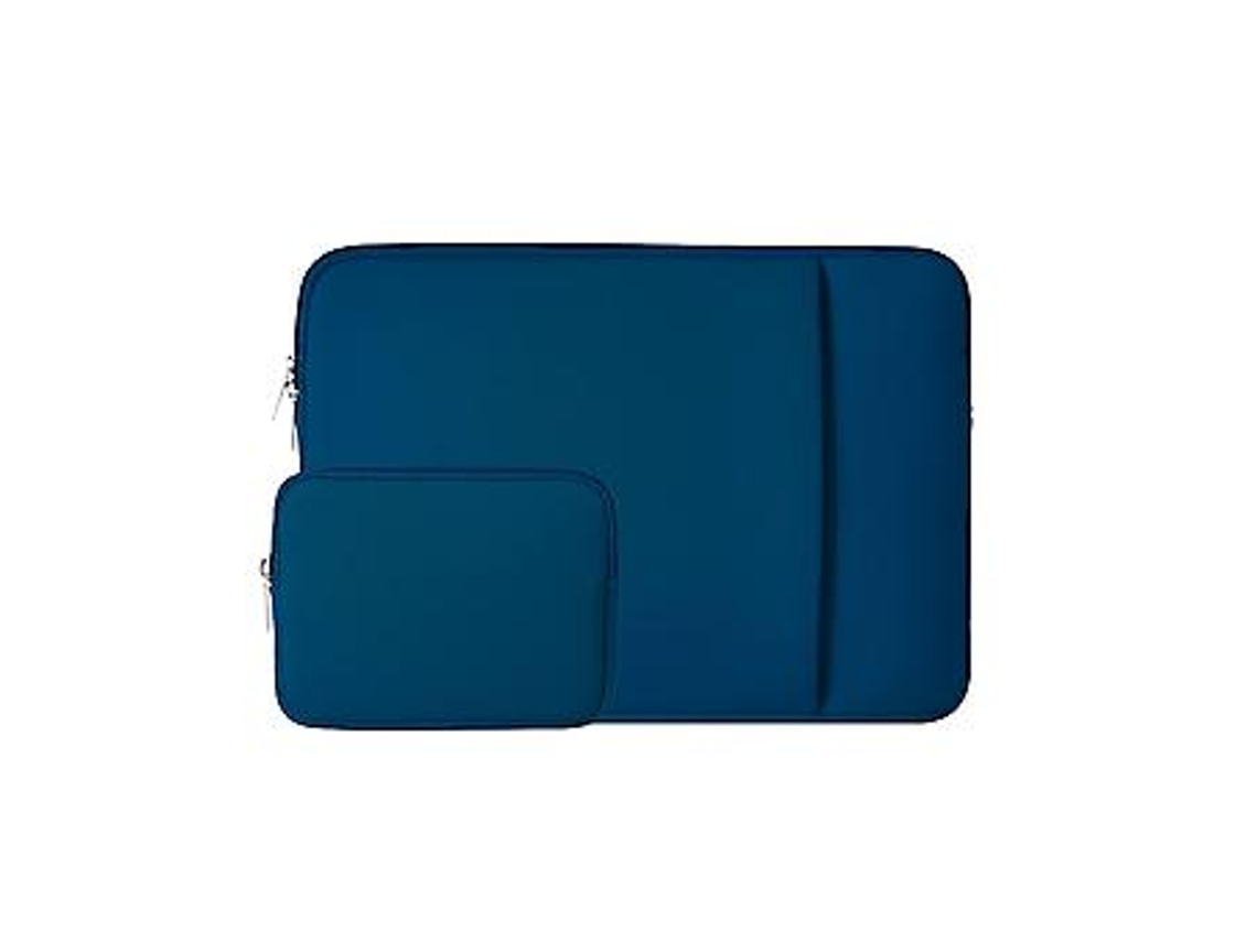 Bolsa Protetora Para Laptop De 15,6 Polegadas Com Zíper Slowmoose (azul Marinho)