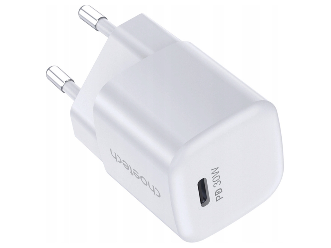 Carregador Choetech Pd5007 30w Para Iphone 12, 13 E 14 Com Usb-c - Carregamento Seguro