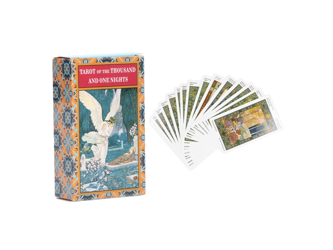 Mali baralho de Tarot Clássico 78 Cartas de Adivinhação Papel Revestido para Adultos