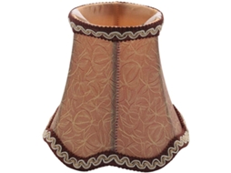 Abajur De Tecido Para Candelabro, Com Clipe, Capa Abajur, Cilíndrico, Lâmpada Chão, 13 Cm-aquaforge
