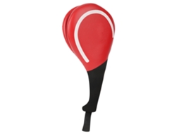 1pcs Alvo De Pé De Couro Pu Para Treinamento De Taekwondo Sanda Kickboxing Boxe Equipamento Esportivo Vermelho