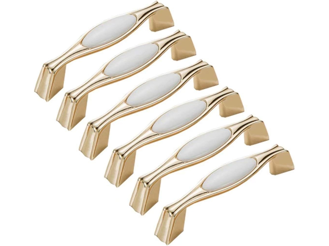Conjunto De 6 Puxadores Decorativos Para Gavetas, Armários E Cômodas Puxadores Modernos Para Móveis, Cozinha E Guarda