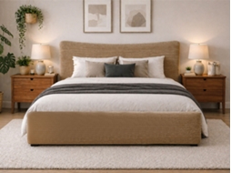 Cama de Casal Dance, Estrado Elevatório (200×160 Cm) CSD (bege)