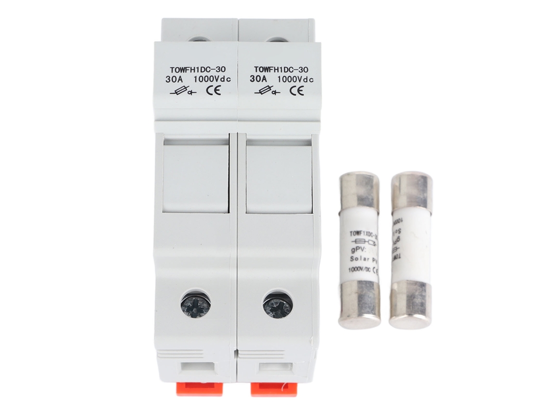 Yuru disjuntor de Corrente Contínua 1000vdc 20a com 2 Fusíveis Conjunto de Proteção Eficaz para Aparelhos Elétricos