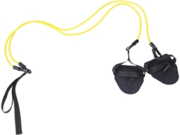 Cinto De Resistência Para Natação, Faixa Elástica Com Gancho 9kg 20lb, Amarelo, Exercícios Fitness