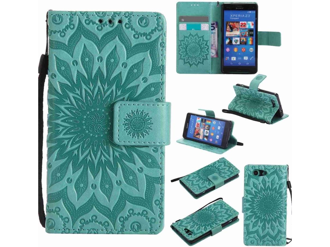 Capa Sony Xperia Z3 Compact 4.6 HONGWE. Verde