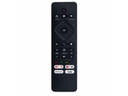Comando À Distância Bluetooth Com Voz Rf439b Compatível Com Tv Philips 43pul7652/f7_dae