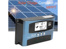 100A MPPT Carregador de Bateria Painel Solar Regulador de Carga Controlador 12V - 24V Auto Tracking Power Up -QUT S/MARCA