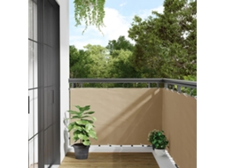 Vidaxl Tela De Varanda 90x500 Cm Tecido Oxford Bege
