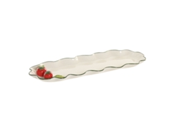 Bandeja De Aperitivos Home Esprit Branco Vermelho Verde