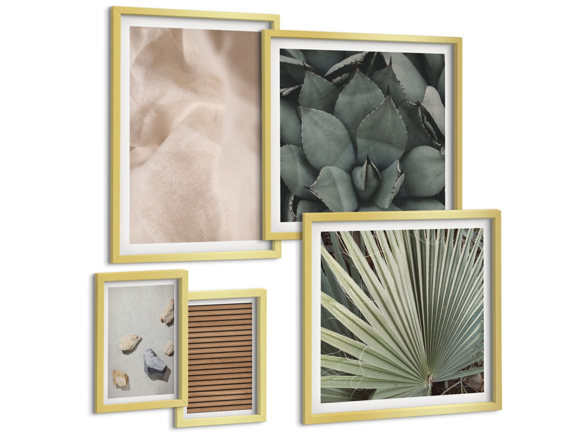 Conjunto De Pinturas Pedras Madeira Tecidos Texturas Espelharte (5 Peças)