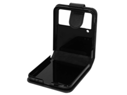 Capa Livro Para Samsung Galaxy Z Flip 4 Ushion Folio-chester-bk-f721 Preto