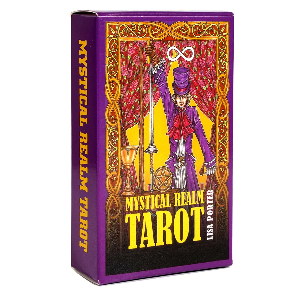 Conjunto De Tarot Reino Misterioso, Um Dos Mais Vendidos, Ideal Para Lazer E Entretenimento, Encontros Familiares, Adivinhação E Jogos De Mesa.