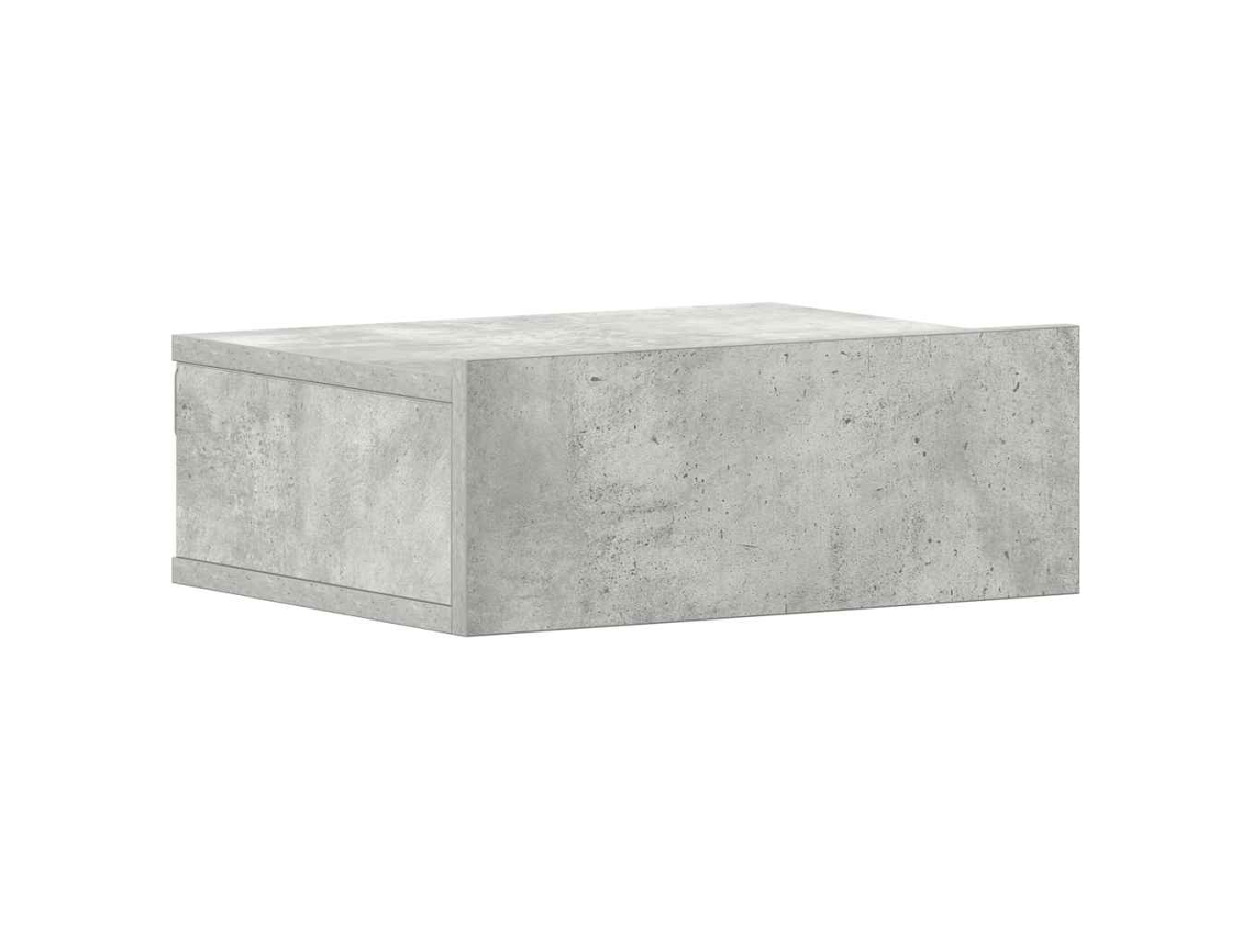 Floating Nightstand, Floating Nightstands Vidaxl Cinzeto Madeira Processada (n/a)