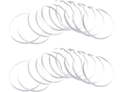 24-protetores De Silicone Transparentes Para Móveis, Antiderrapantes E Redondos, Para Mesas De Vidro E Armários