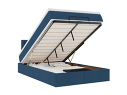 Ottoman Bed, Ottoman Beds Vidaxl Azul Tecido (120 X 190 Cm)